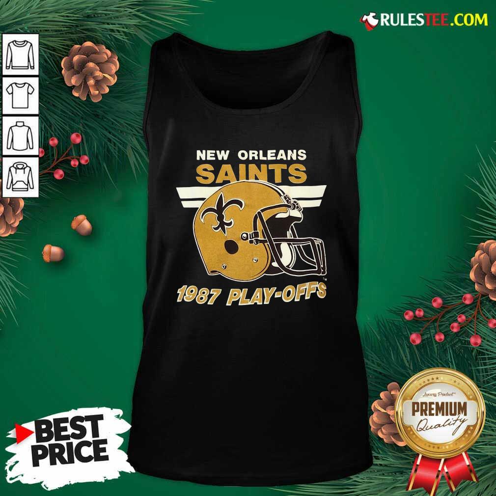 Pretty 1987 New Orleans Saints Playoffs Vintage Shirt