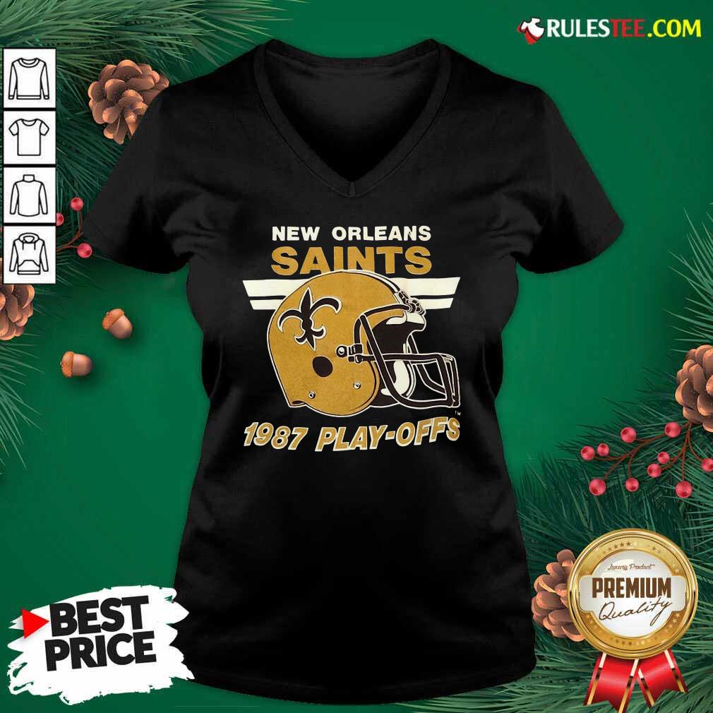 Pretty 1987 New Orleans Saints Playoffs Vintage Shirt