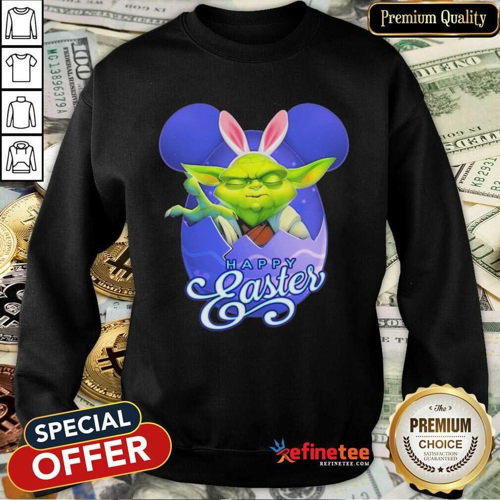 Pretty Bunny Master Yoda Disney Happy Easter Day 2021 Shirt