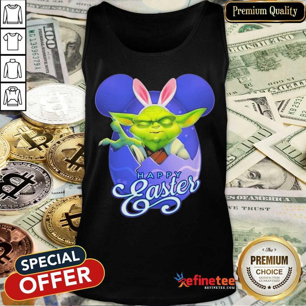 Pretty Bunny Master Yoda Disney Happy Easter Day 2021 Shirt