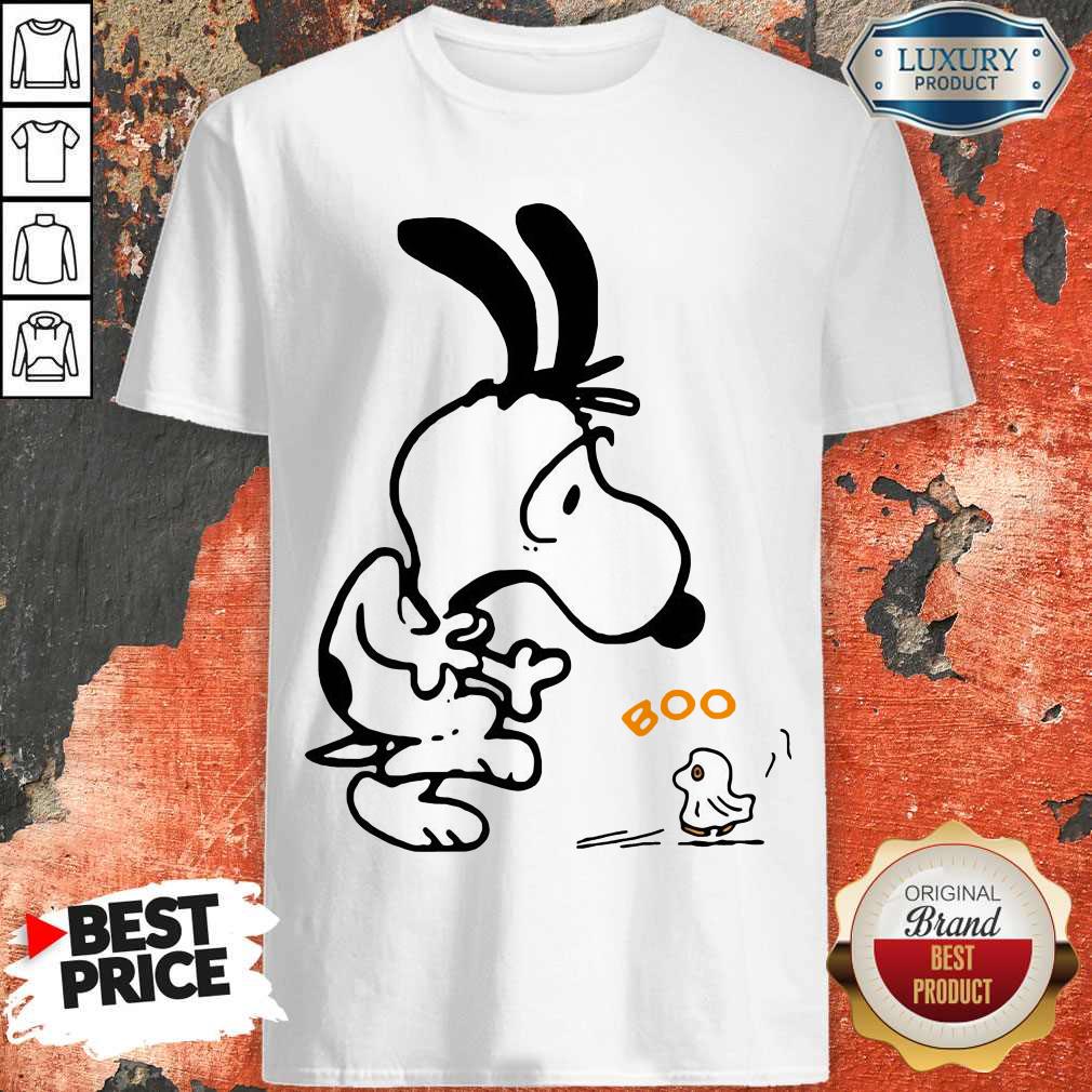 Pretty Snoopy And Woodstock Boo Halloween Shirt