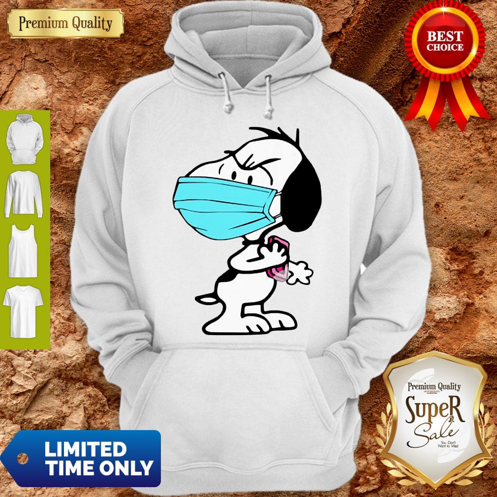 Pretty Snoopy Face Mask Wash Your Hands Shirt