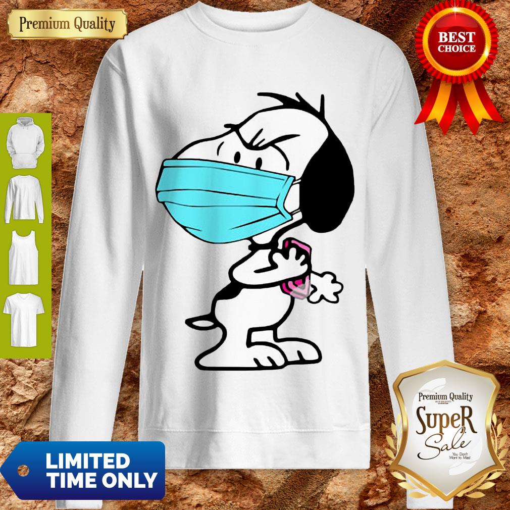 Pretty Snoopy Face Mask Wash Your Hands Shirt