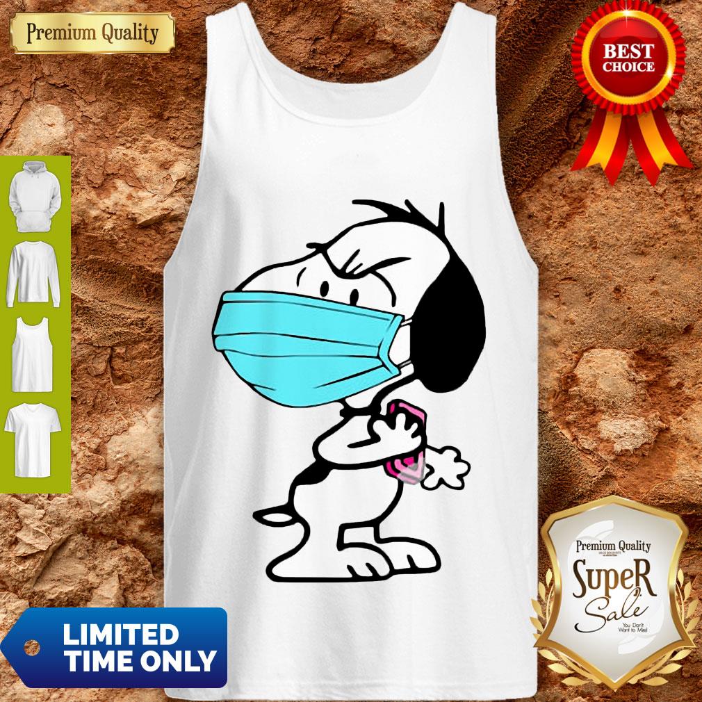 Pretty Snoopy Face Mask Wash Your Hands Shirt