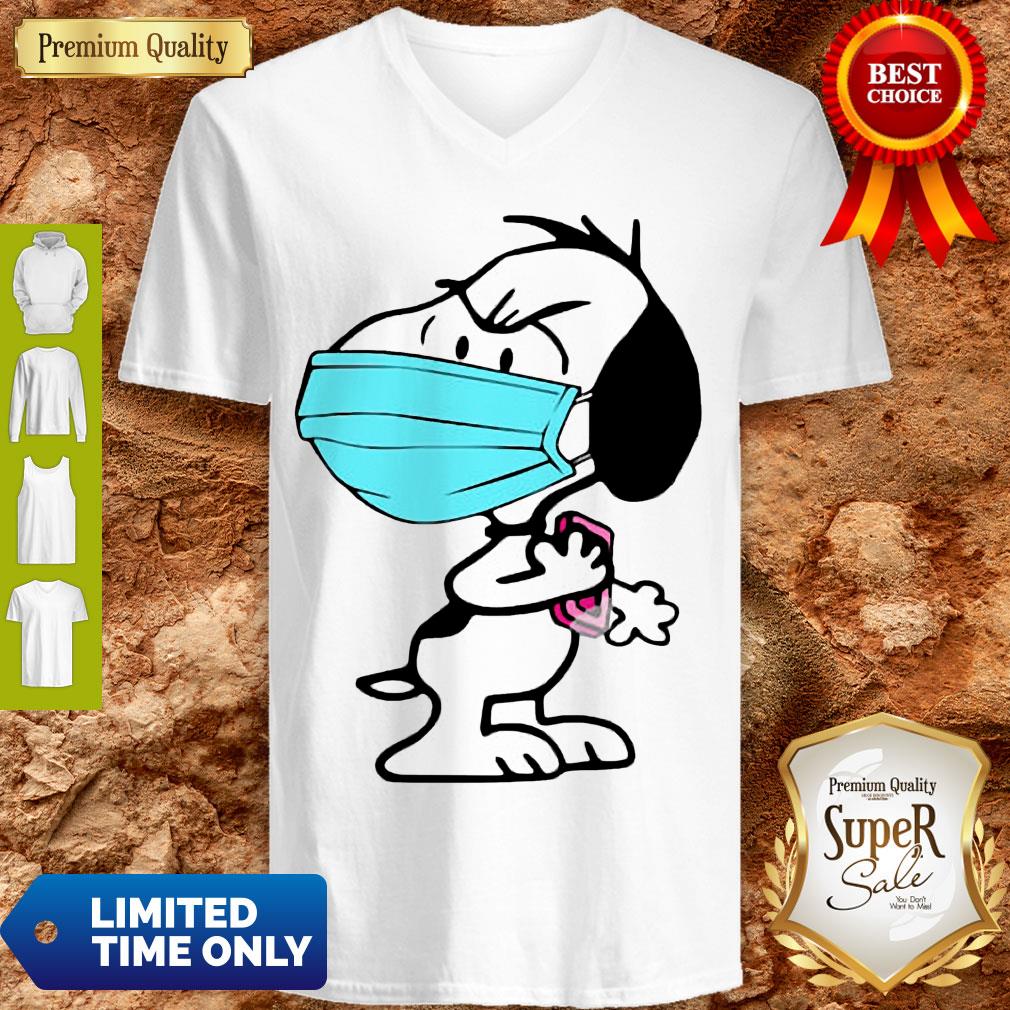 Pretty Snoopy Face Mask Wash Your Hands Shirt