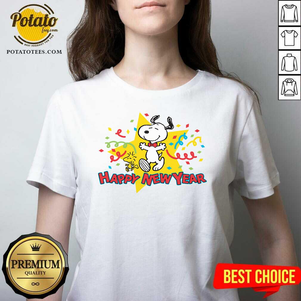 Pretty Snoopy Happy New Year Shirt