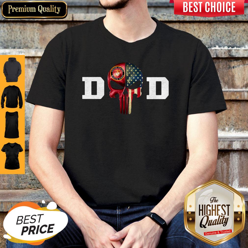 Pretty United States Marine Corps Dad Shirt