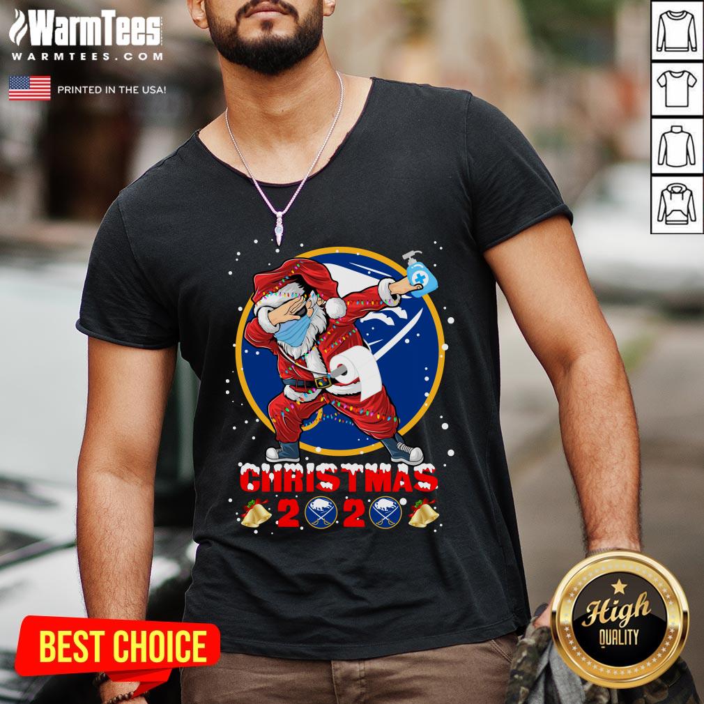Pro Buffalo Sabres Funny Santa Claus Dabbing Christmas 2020 Shirt