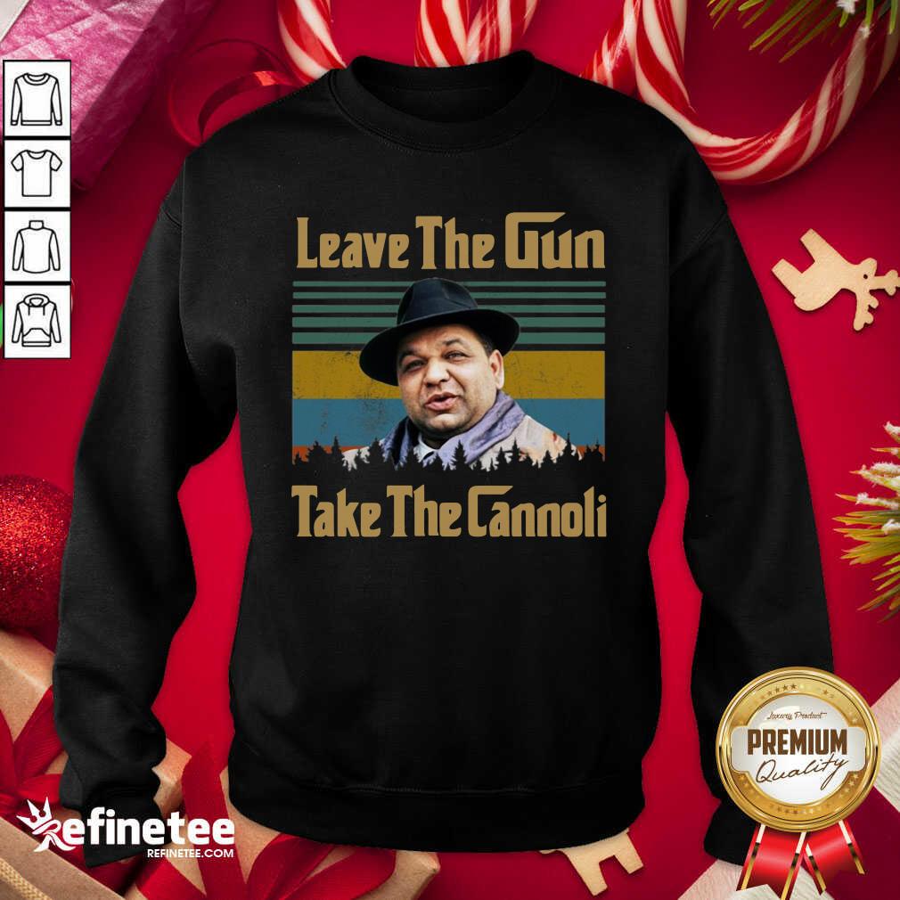 Pro Peter Clemenza Godfather Leave The Gun Take The Cannoli Vintage Shirt