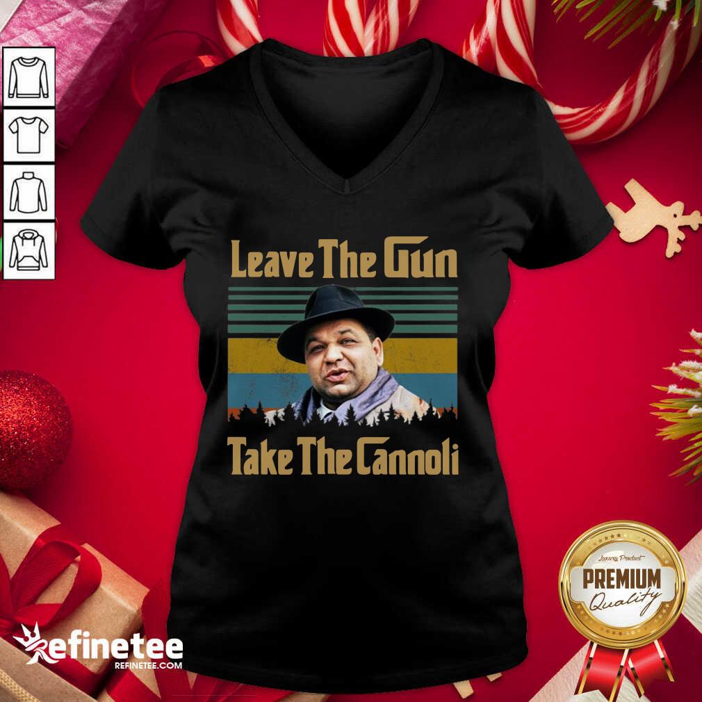 Pro Peter Clemenza Godfather Leave The Gun Take The Cannoli Vintage Shirt