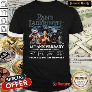 Great Labyrinth 15th Anniversary Thank You For The Memories Signatures Shirt