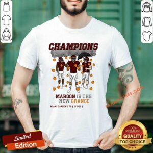 Original Maroon Is The New Orange Official Shirt