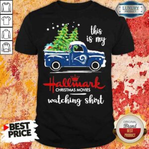 Hot Los Angeles Rams This Is My Hallmark Christmas Movies Watching Shirt