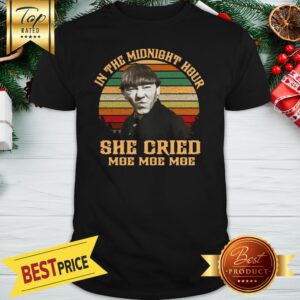 Three Stooges In The Midnight Hour She Cried Moe Moe Moe Vintage Shirt