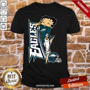Funny Betty Boop Philadelphia Eagles Football Shirt