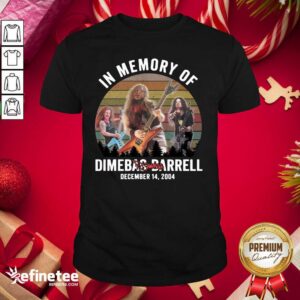 Cute In Memory Of Dimebag Darrell December 14 2004 Vintage Signature Shirt