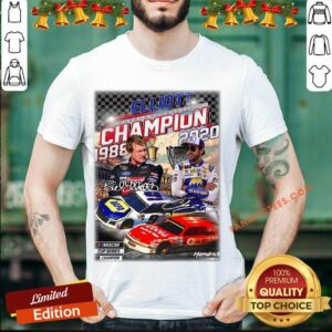 Hot Elliott Nascar Cup Series Champion 1988 2020 Signatures Shirt