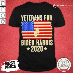 Veterans For Biden Harris 2020 American Flag Shirt