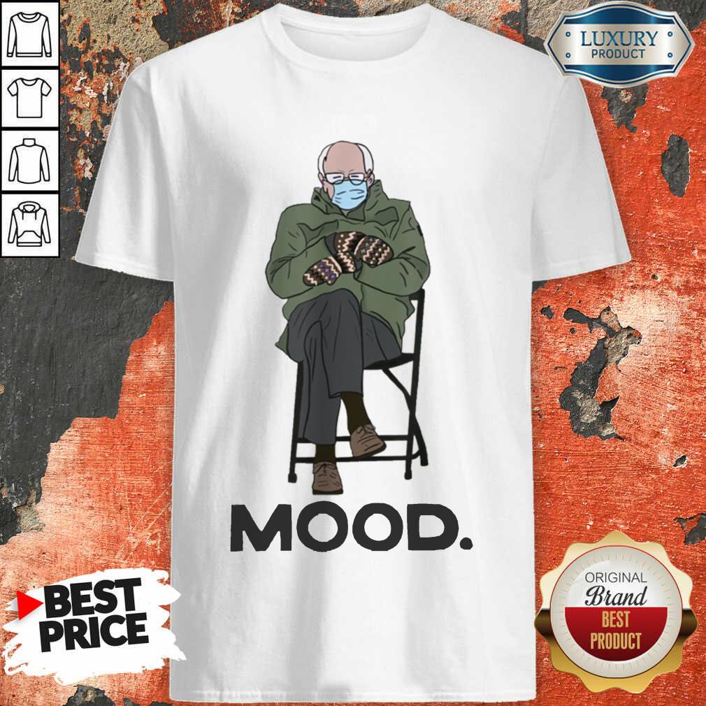 Relaxed Bernie Sanders 10 Mood Shirt