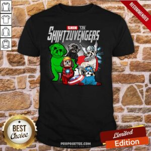 Nice Shih Tzu Marvel Avengers Shihtzuvengers Shirt