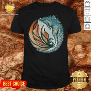 Perfect Godzilla King And Queen Yin And Yang Shirt