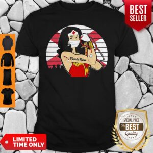 Vintage Wonder Woman Tattoos Florida Nurse COVID-19 Shirt