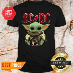 Official Baby Yoda Hug ACDC Star Wars Shirt
