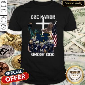 Notre Dame Fighting Irish One Nation Under God Shirt