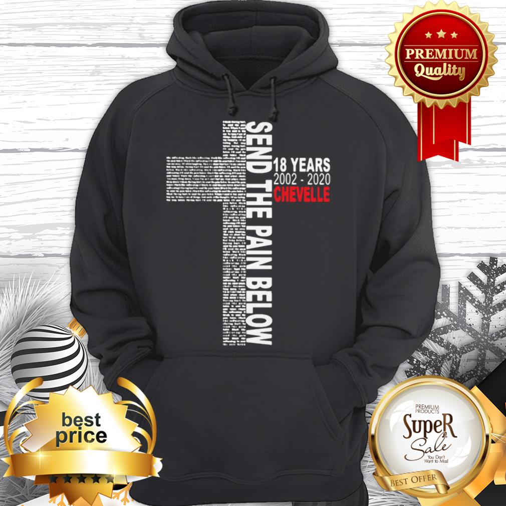 Send The Pain Below 18 years 2002 2020 Chevelle Shirt