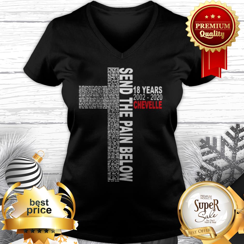 Send The Pain Below 18 years 2002 2020 Chevelle Shirt