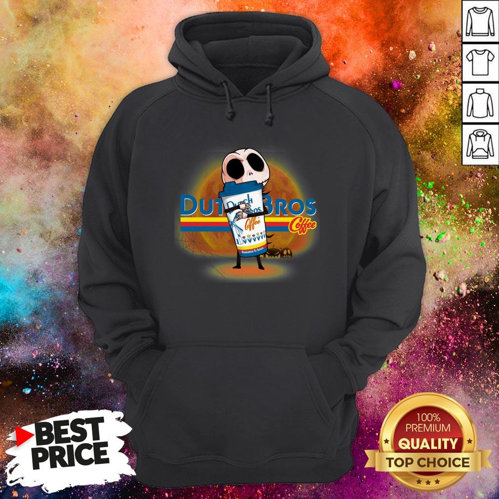 Skellington And Coffee Dutch Halloween Shirt