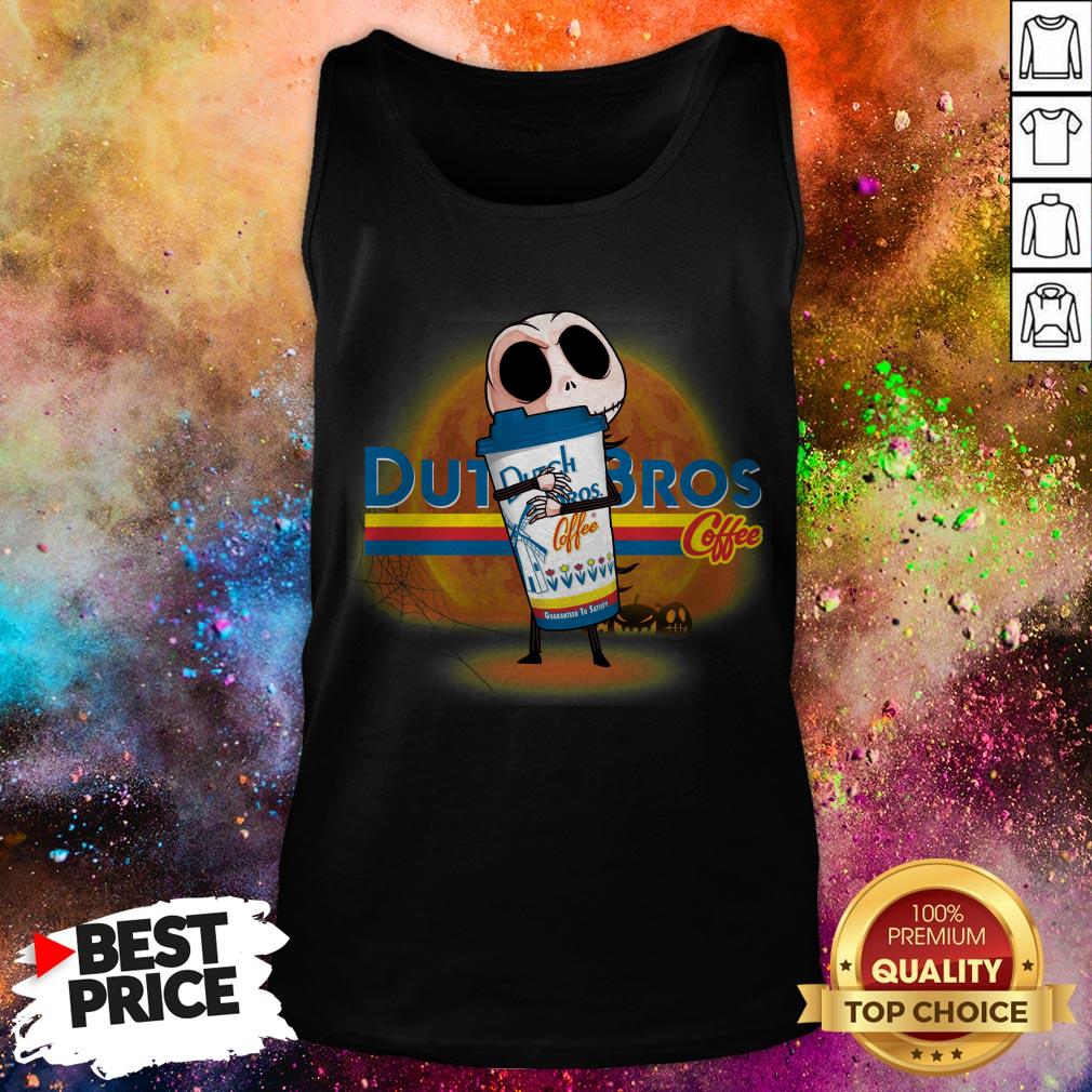 Skellington And Coffee Dutch Halloween Shirt
