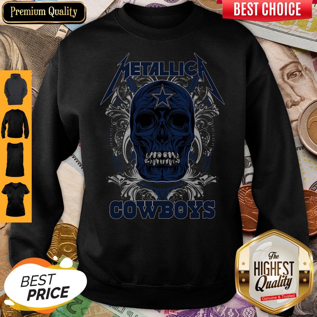 Skull Metallica Dallas Cowboys Shirt