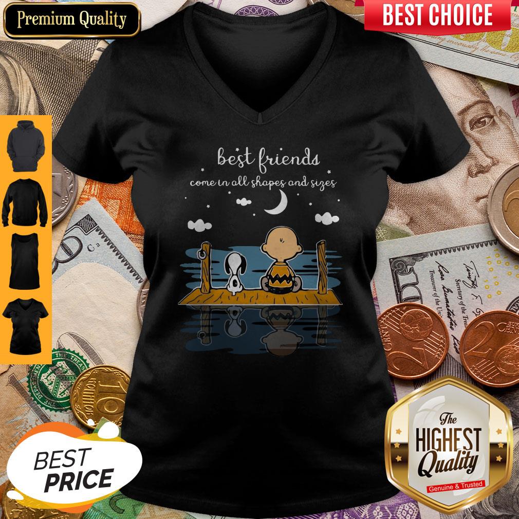 Snoopy And Peanut Best Friends Come In All Shapes And Sizes Shirt