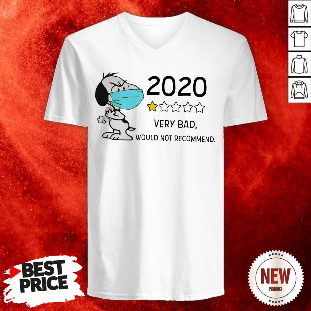 Snoopy Face Mask 2020 Very Bad Would Not Recommend Shirt
