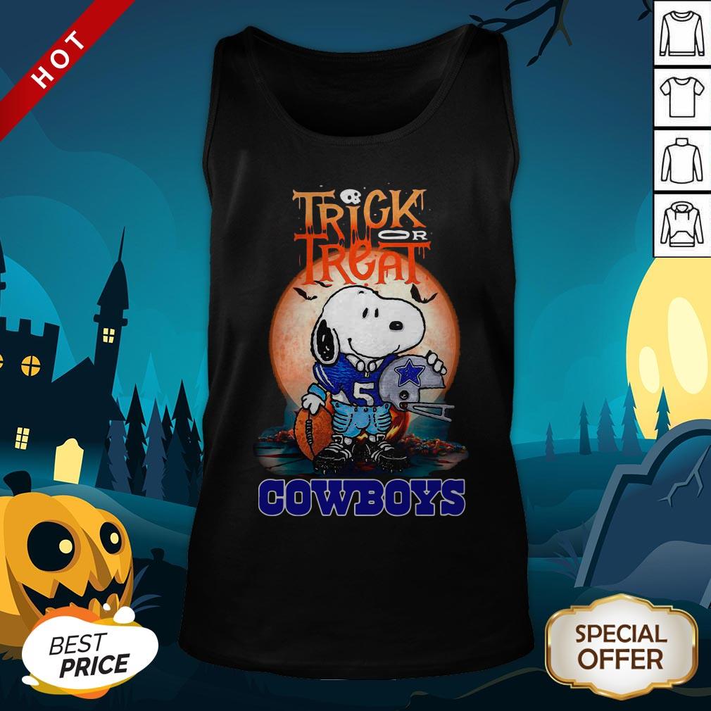 Snoopy Trick Or Treat Dallas Cowboys Halloween Shirt