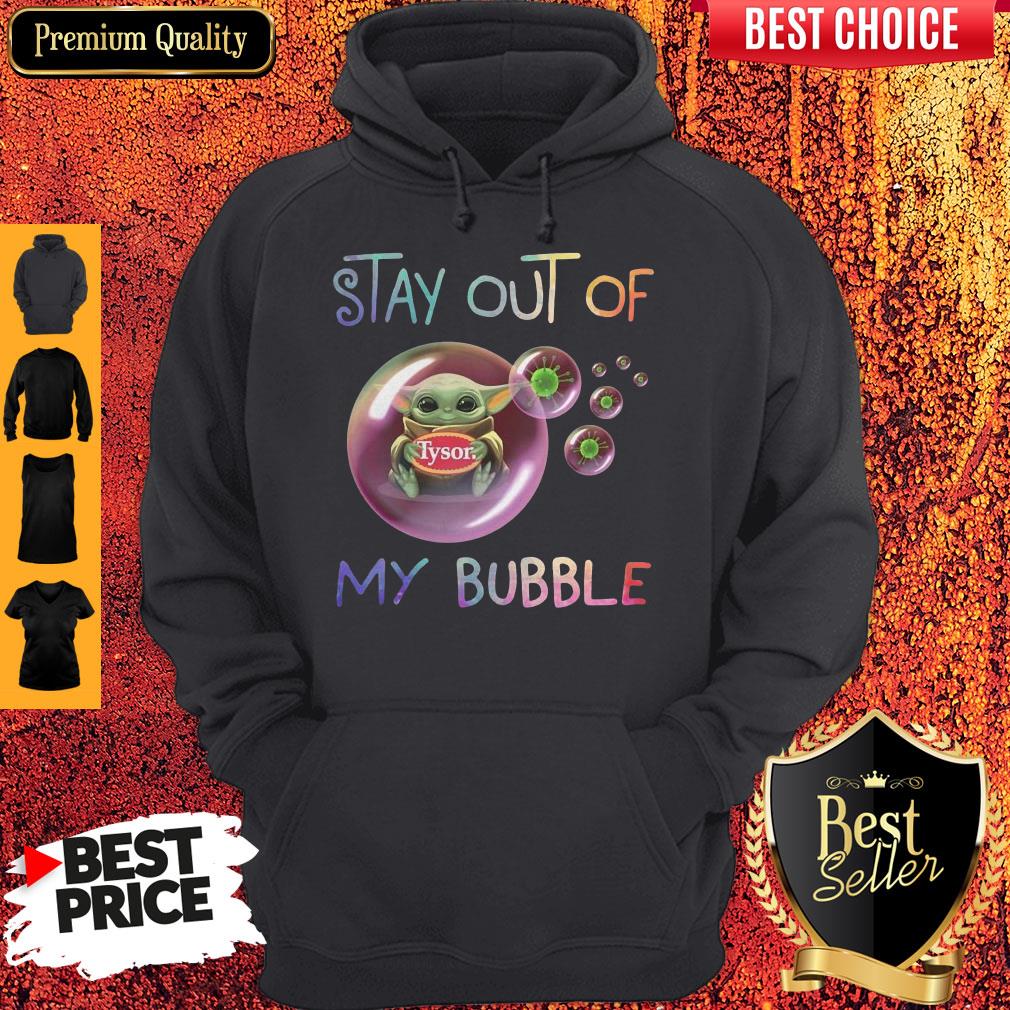 Star Wars Baby Yoda Hug Tyson Covid-19 Stay Out Of My Bubble Shirt