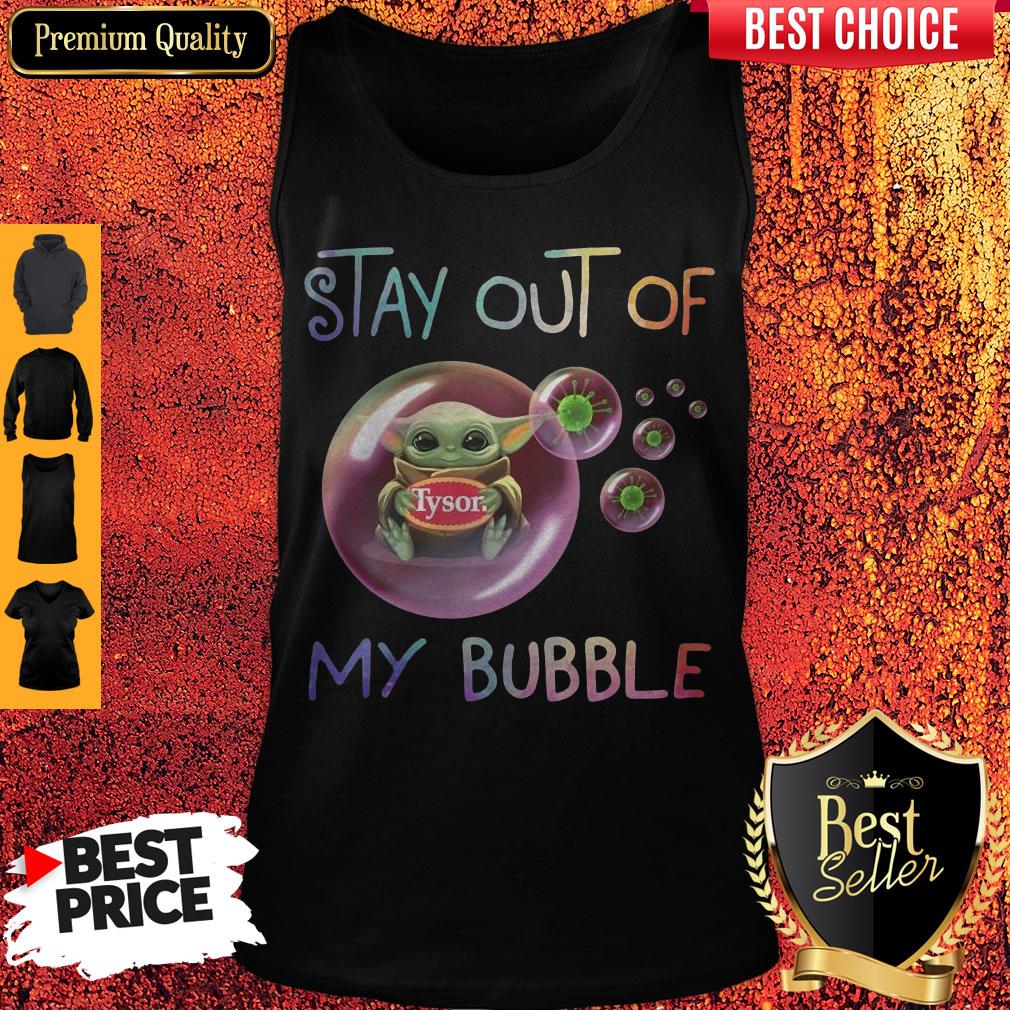 Star Wars Baby Yoda Hug Tyson Covid-19 Stay Out Of My Bubble Shirt
