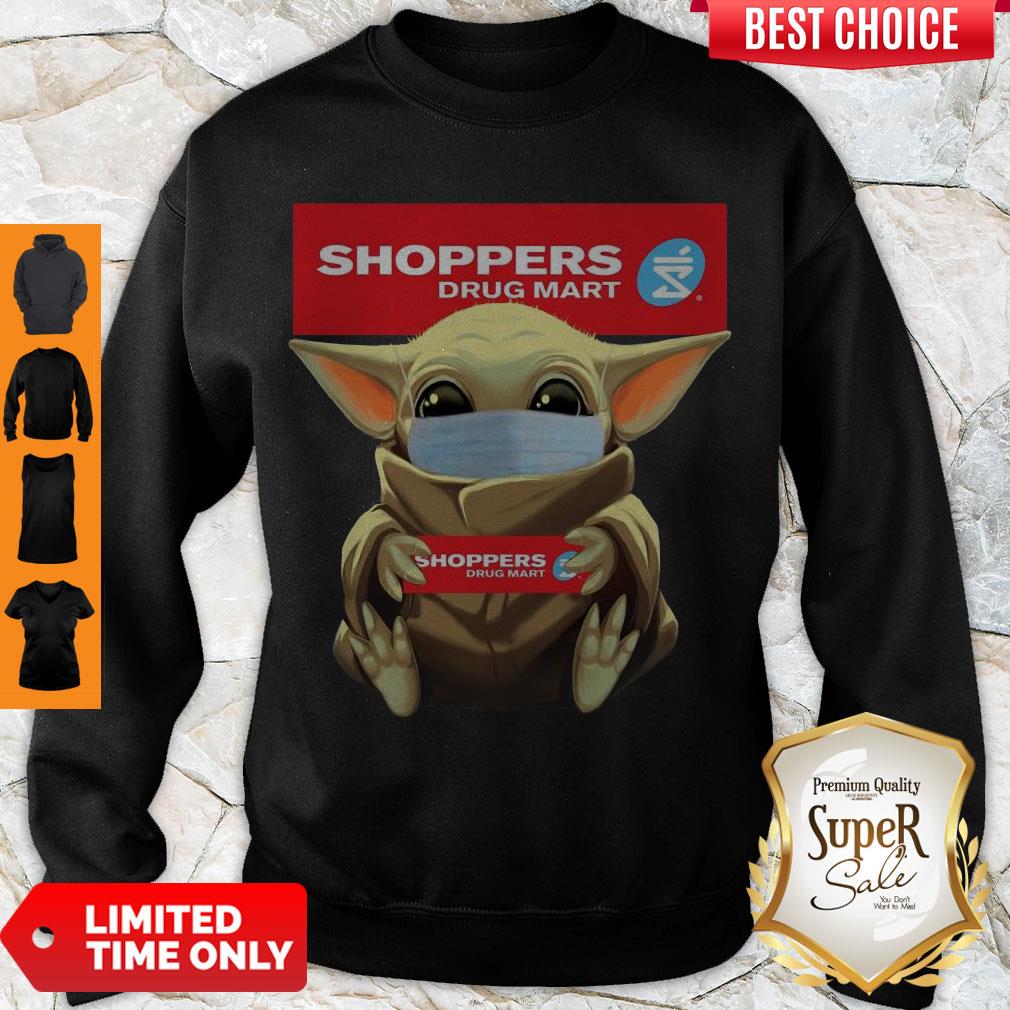 Cute Baby Yoda Face Mask Hug Shoppers Drug Mart Shirt