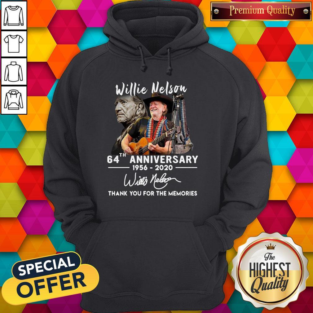 Sweet Willie Nelson 64th Anniversary 1956 2020 Thank You For The Memories Shirt