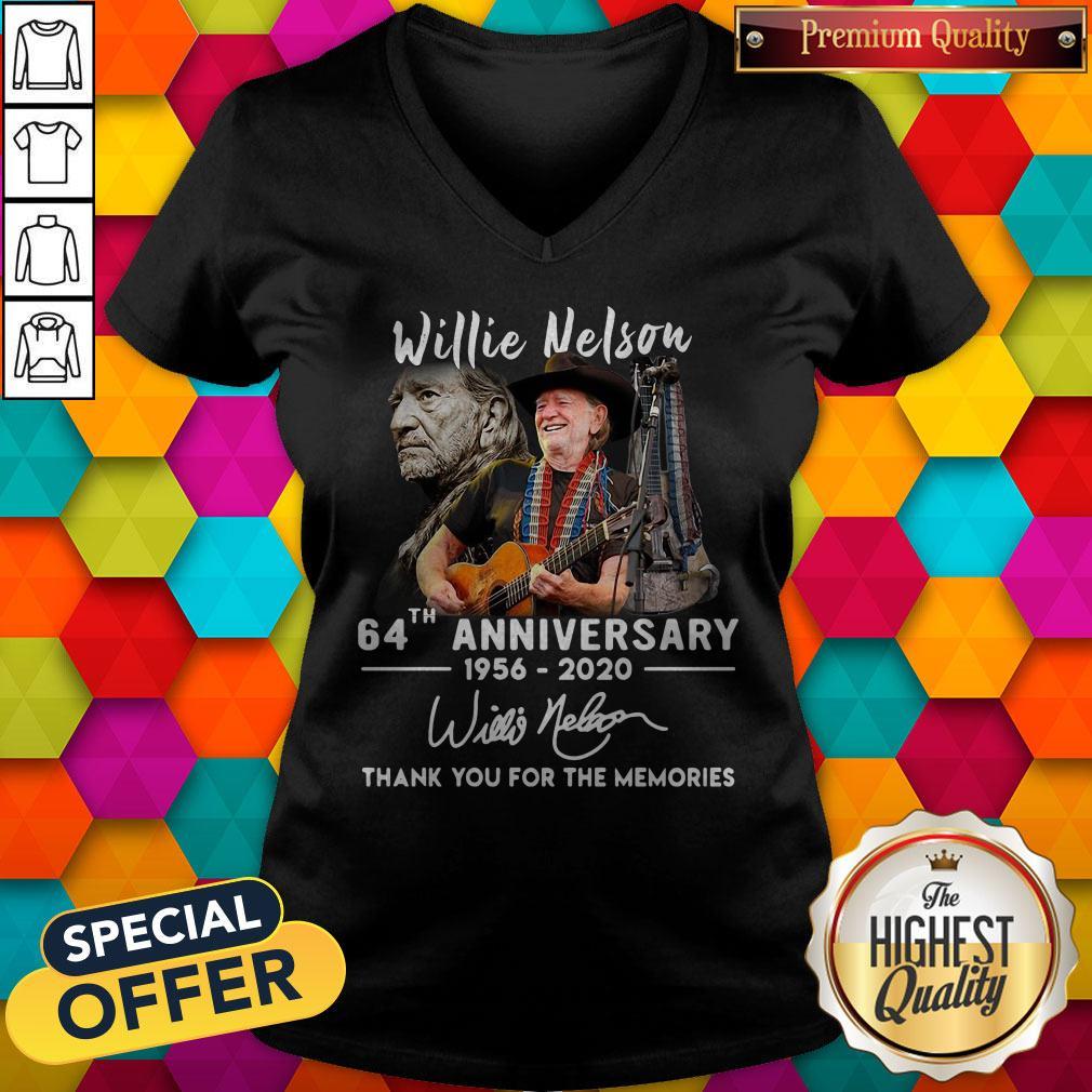 Sweet Willie Nelson 64th Anniversary 1956 2020 Thank You For The Memories Shirt