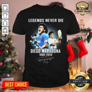Hot Legends Never Die Diego Maradona 1960 2020 Signature Shirt