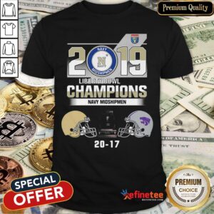 Pretty 2019 Liberty Bowl Champions Navy Midshipmen Shirt