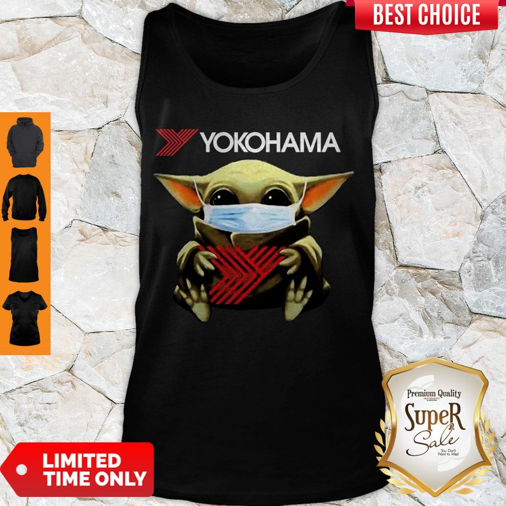 Cute Baby Yoda Face Mask Yokohama Shirt