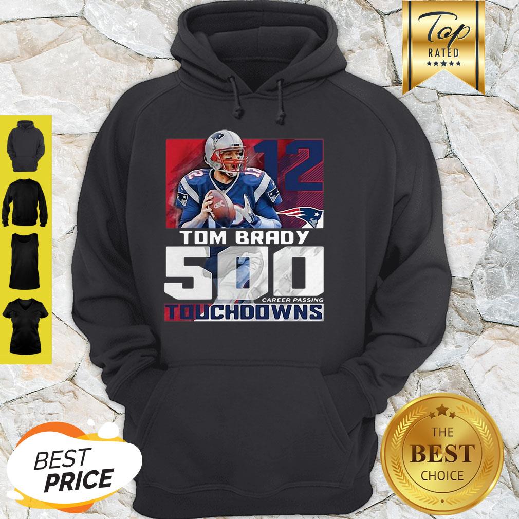 Tom Brady 500 Touchdowns Patriots 12 New England Patriots Shirt