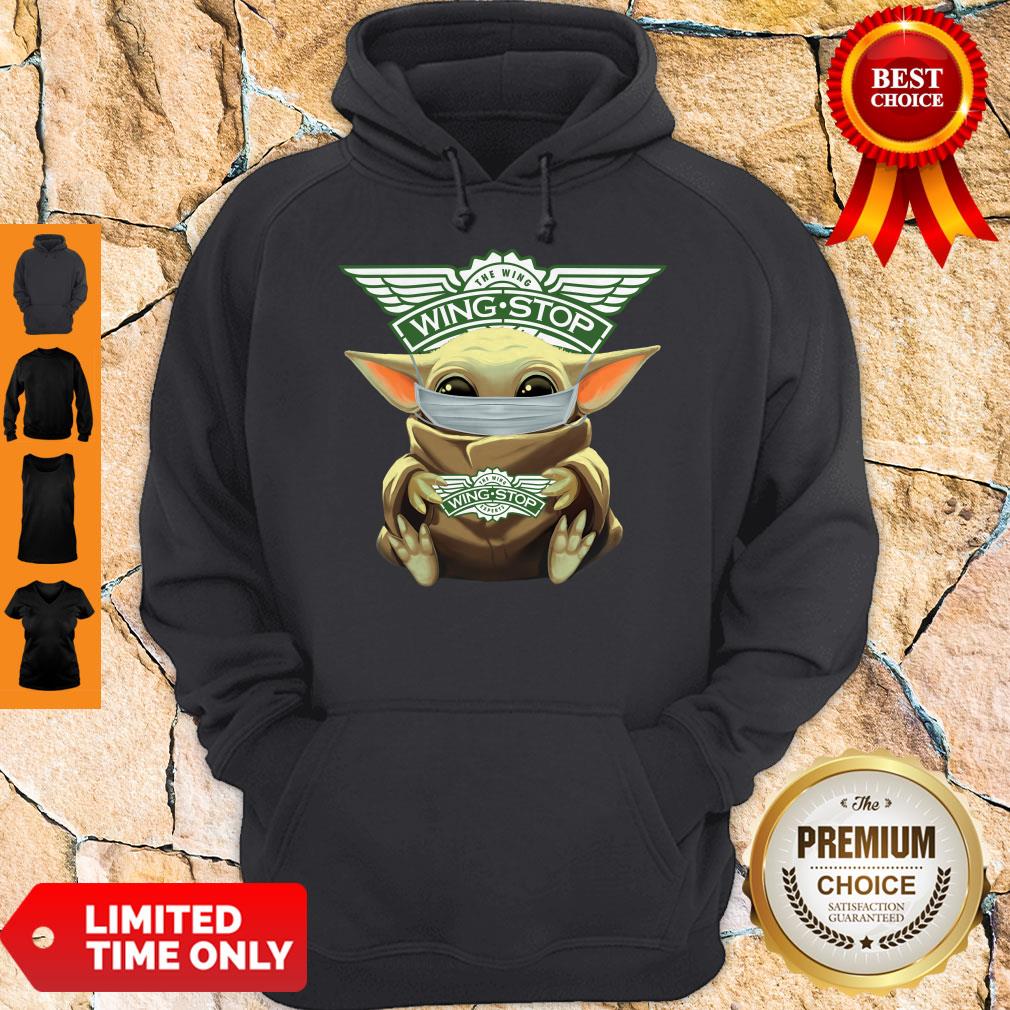 Top Baby Yoda Mask Hug The Wingstop Shirt