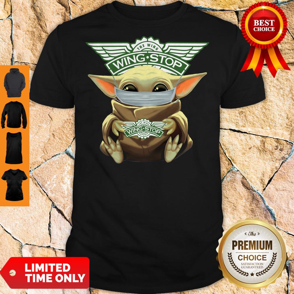 Top Baby Yoda Mask Hug The Wingstop Shirt