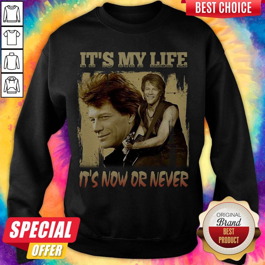 Top Bon Jovi It’s My Life It’s Now Or Never Vintage Shirt