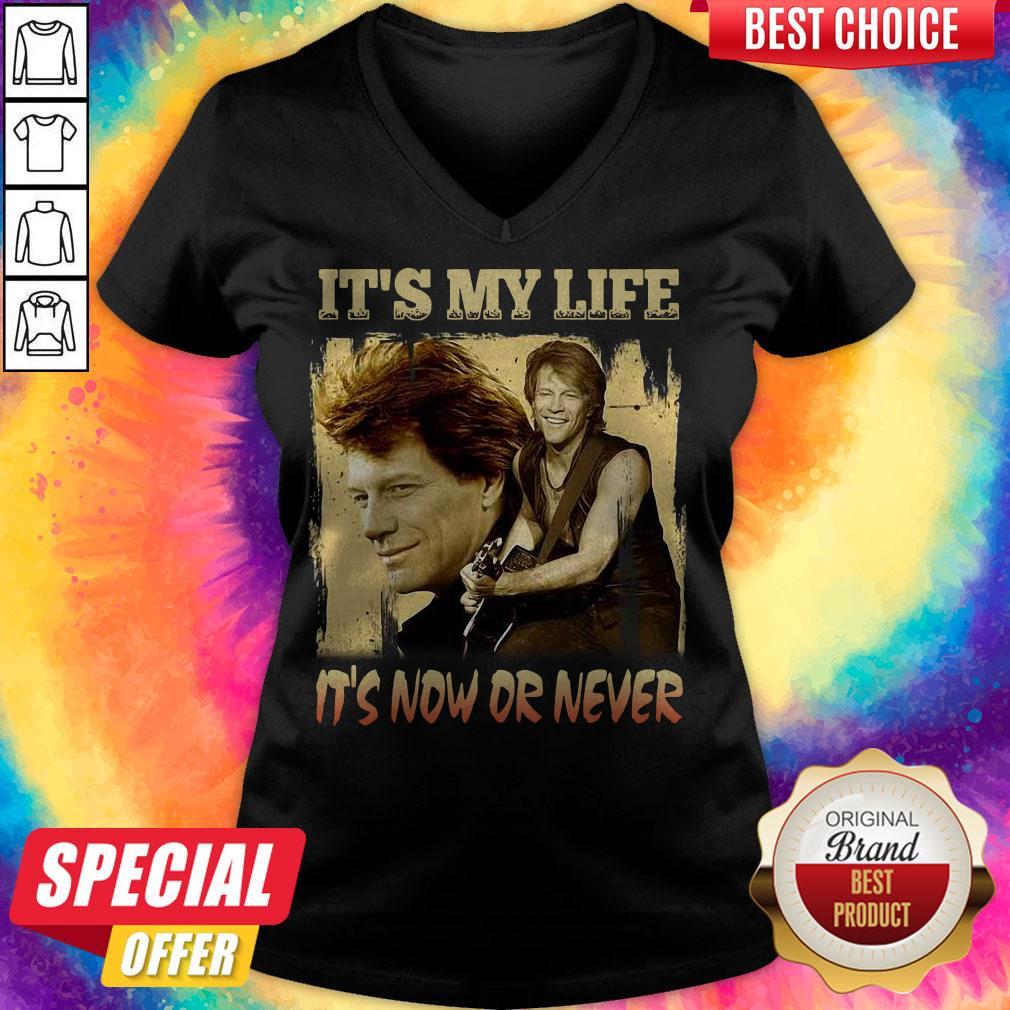 Top Bon Jovi It’s My Life It’s Now Or Never Vintage Shirt