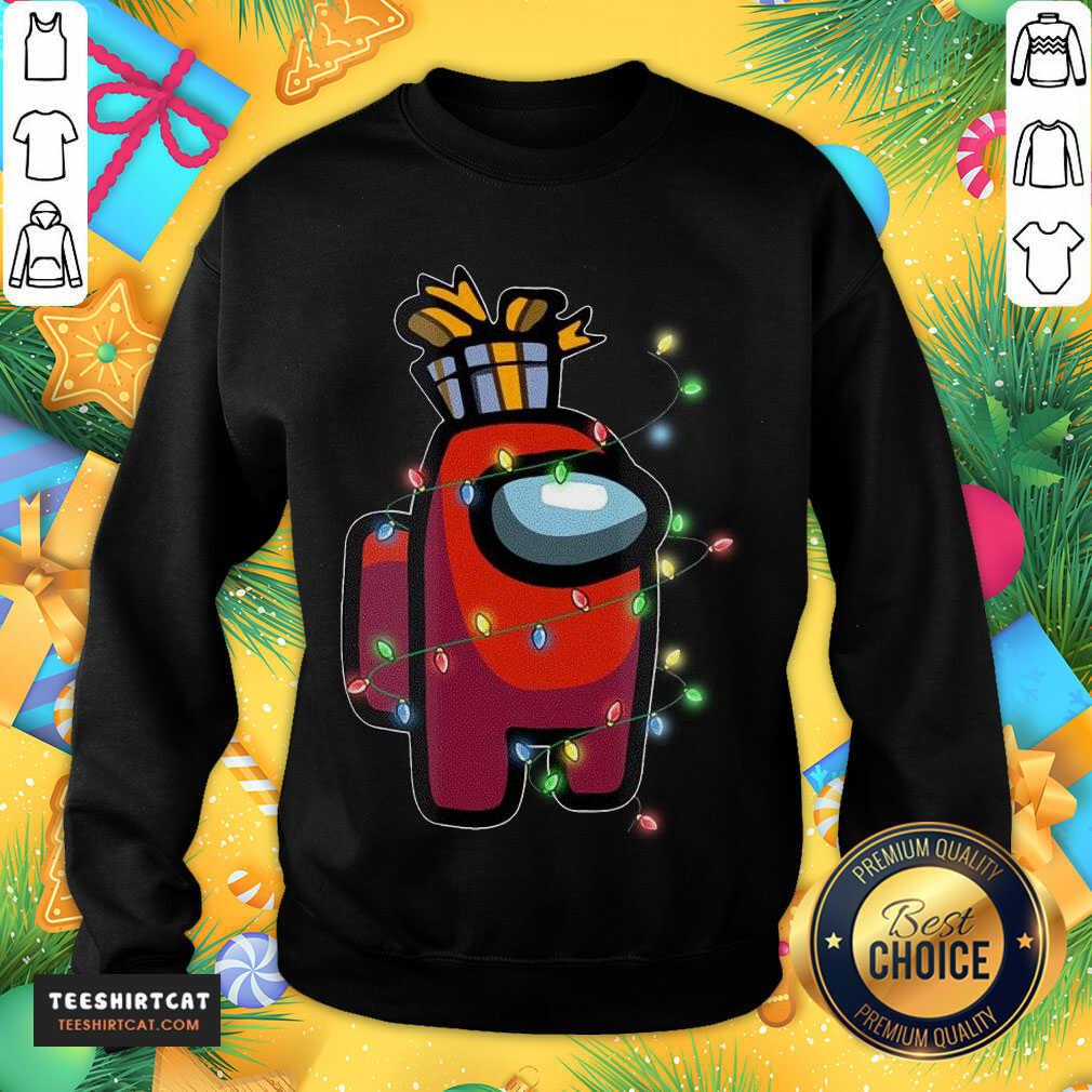 Top Christmas Santa Among Us Character Coffee Shirt